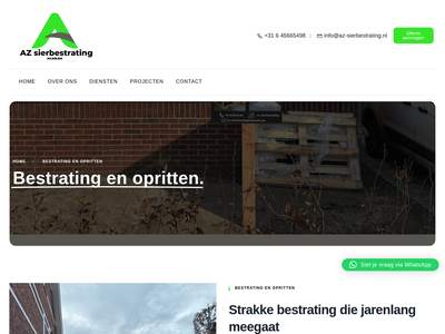 Bestrating en opritten - Az Sierbestrating