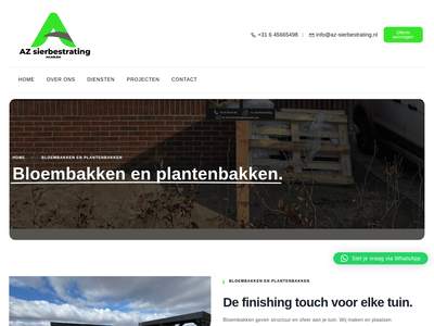 Bloembakken en plantenbakken - Az Sierbestrating