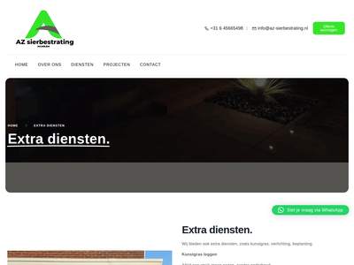 Extra diensten - Az Sierbestrating