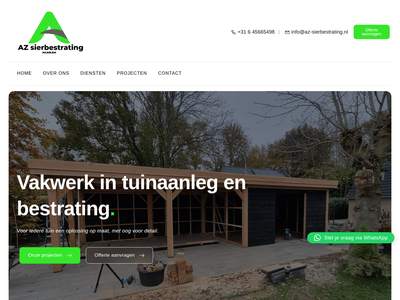 Sierbestrating & Tuinaanleg Haarlem | AZ Sierbestrating