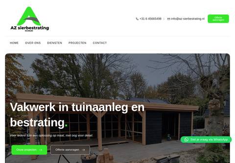 Homepage az-sierbestrating.nl