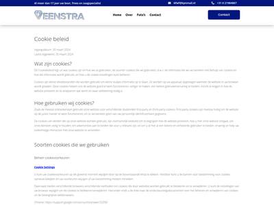 Cookie beleid – Veenstra Boor- en Freeswerken