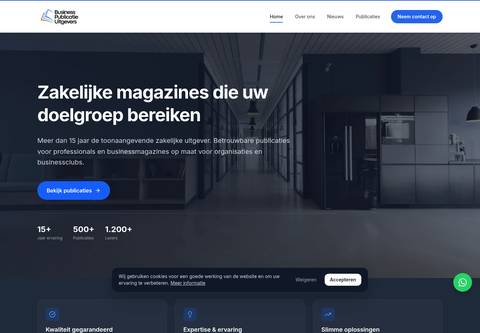 Homepage bpuitgevers.nl