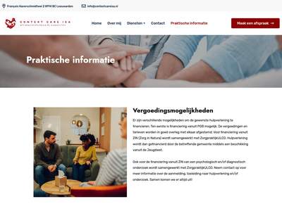 Praktische informatie - Context Care Isa