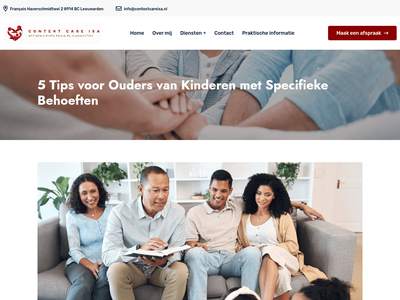 5 Tips voor Ouders van Kinderen met Specifieke Behoeften - Context Care Isa