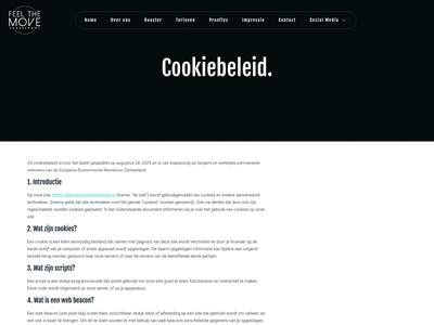 Cookiebeleid (EU) - Danschool Feel The Move