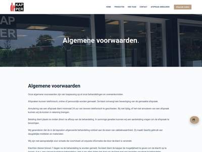Algemene voorwaarden - De kapper Drachten