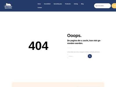 Page Not Found - De Katten Specialist