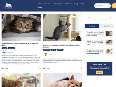 Gezondheid - De Katten Specialist