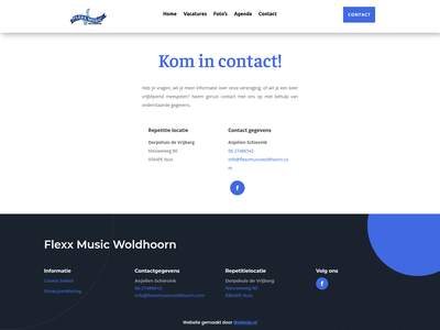 Contact - Flexx Music Woldhoorn