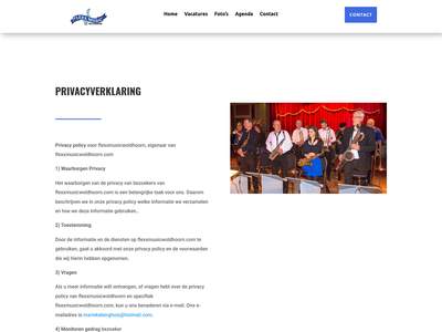 Privacyverklaring - Flexx Music Woldhoorn