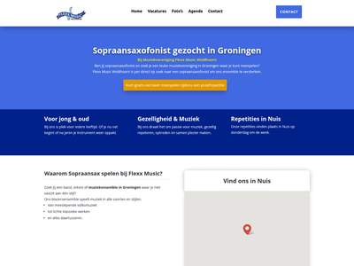Sopraansaxofonist gezocht groningen - Flexx Music Woldhoorn