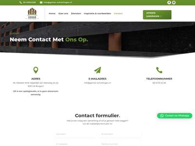 Contact - GEMAR Schuttingen | Persoonlijk advies en snelle service