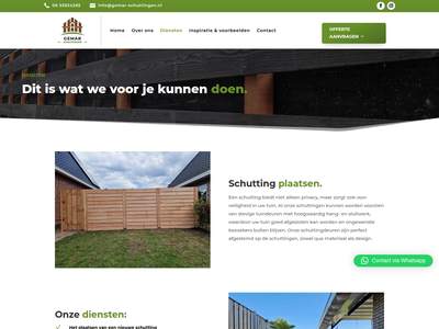 GEMAR Schuttingen | Schuttingen, bergingen en veranda's op maat
