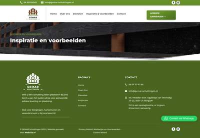 Inspiratie en voorbeelden - GEMAR Schuttingen