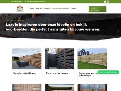 Projecten - GEMAR Schuttingen | Bekijk onze recente projecten