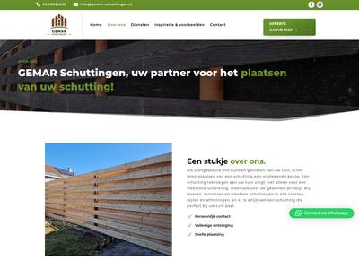 Over ons - GEMAR Schuttingen | Uw specialist in schuttingen