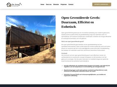 Open Geventileerde Gevels: Duurzaam, Efficiënt en Esthetisch - Gevelmontage De Jong