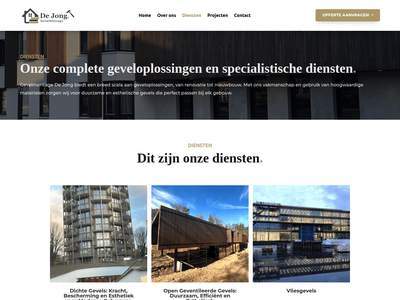 Diensten - Gevelmontage De Jong