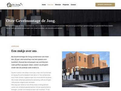 Over ons - Gevelmontage De Jong