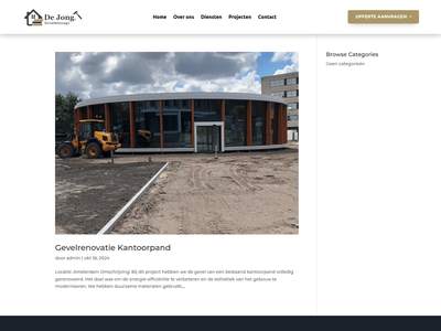 Projecten - Gevelmontage De Jong