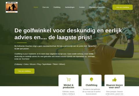 Homepage golfcenterdrachten.nl