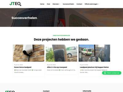 Succesverhalen van JTEQ | Laadpaal Installaties in Friesland