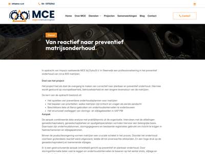Van reactief naar preventief matrijsonderhoud - MCE