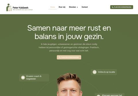 Homepage peterkalsbeekcoaching.nl