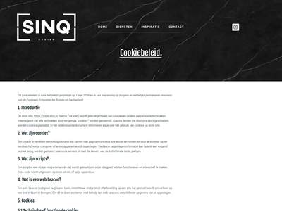 Cookiebeleid (EU) - SINQ