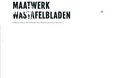 Maatwerk wastafelbladen - SINQ