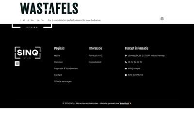 Wastafels - SINQ