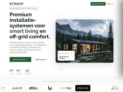 STRAVIK | Slimme installaties voor compact wonen