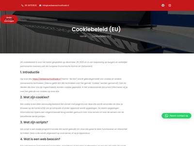 Cookiebeleid (EU) - Verkeersschool Haak