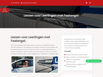 Lessen voor Leerlingen met Faalangst - Verkeersschool Haak