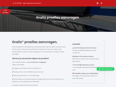 Gratis proefles - Verkeersschool Haak