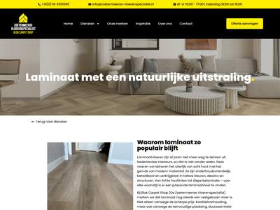 Laminaat Zoetermeer | BlokCarpet Shop specialist