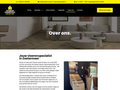 Over ons | 25+ jaar ervaring Zoetermeerse Vloerenspecialist