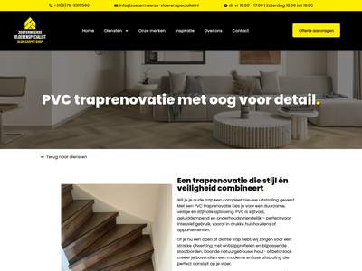 PVC traprenovatie Zoetermeer | Blok Carpet Shop specialist