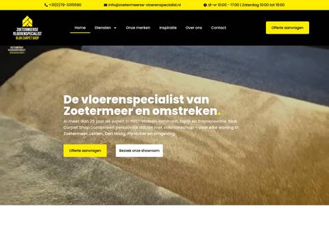 Homepage zoetermeerse-vloerenspecialist.nl